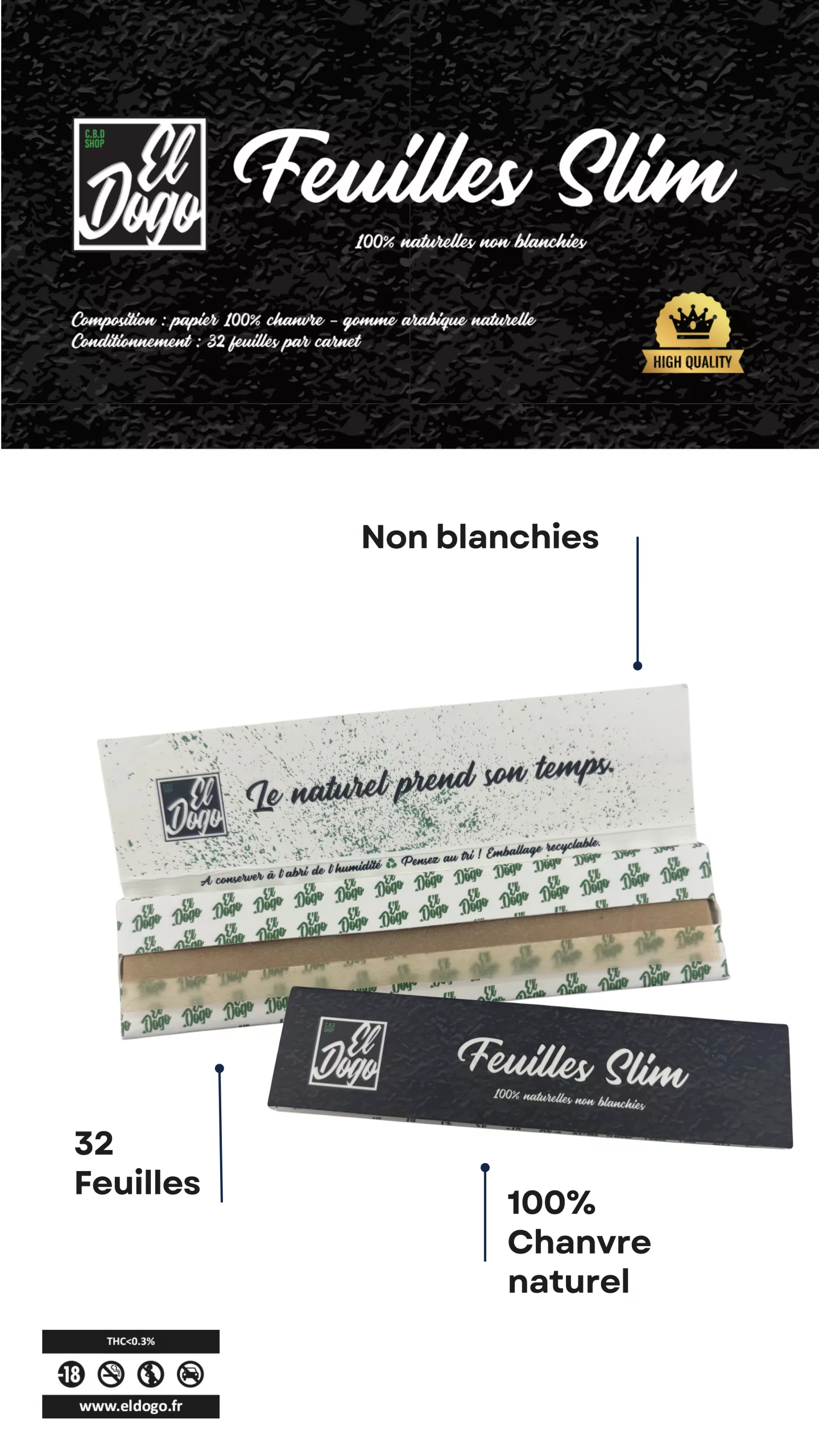 Feuilles à rouler el dogo