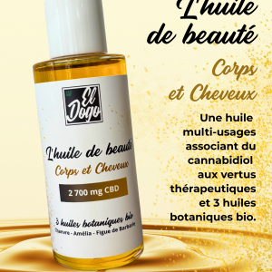 Huile de Beauté CBD 2700mg