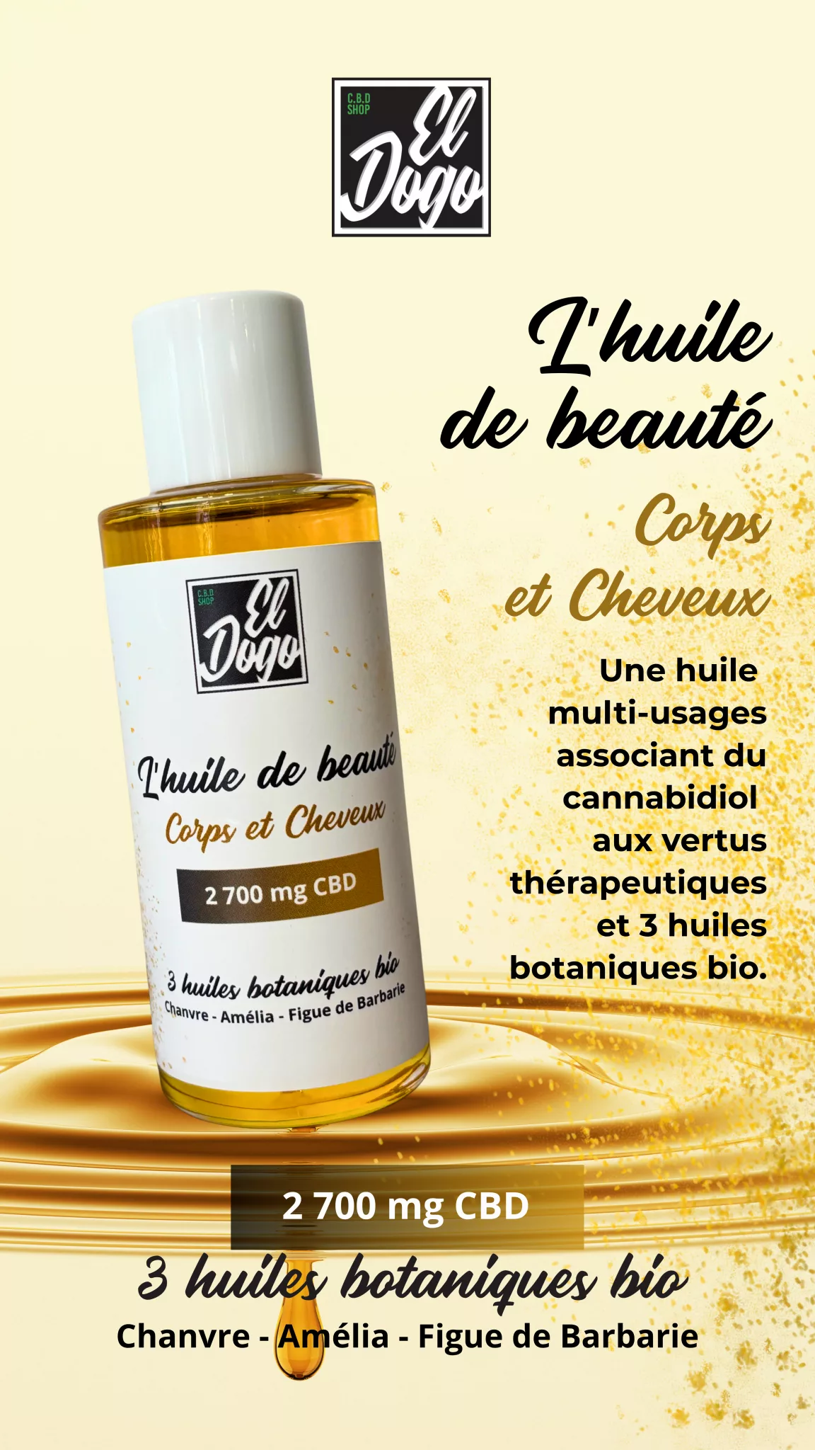 Huile de Beauté CBD