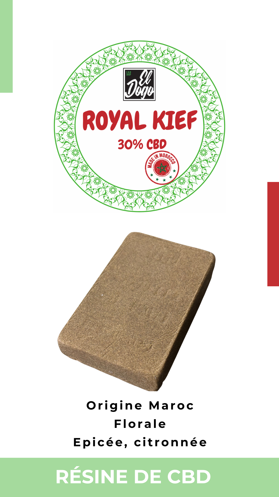 Royal Kief resine cbd el dogo cbd shop