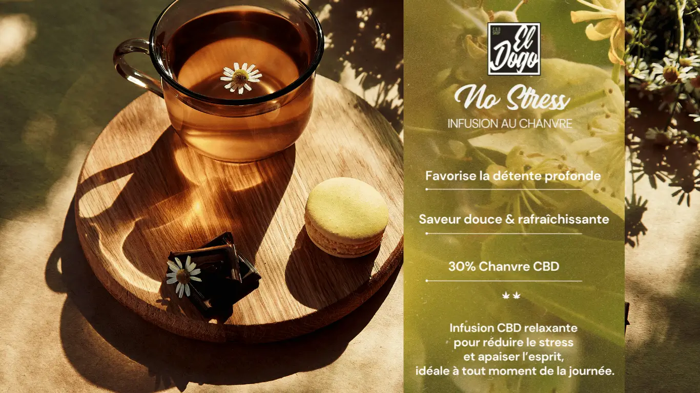 Infusion au chanvre No Stress El Dogo